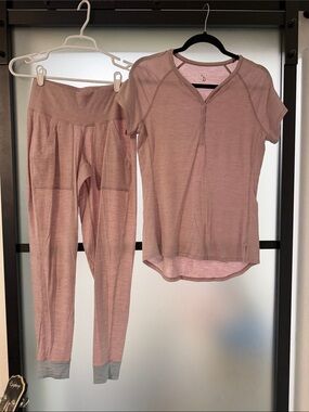 Dagsmejan S light muted mauve Women's Lounge Set pjs new Swiss textile soft